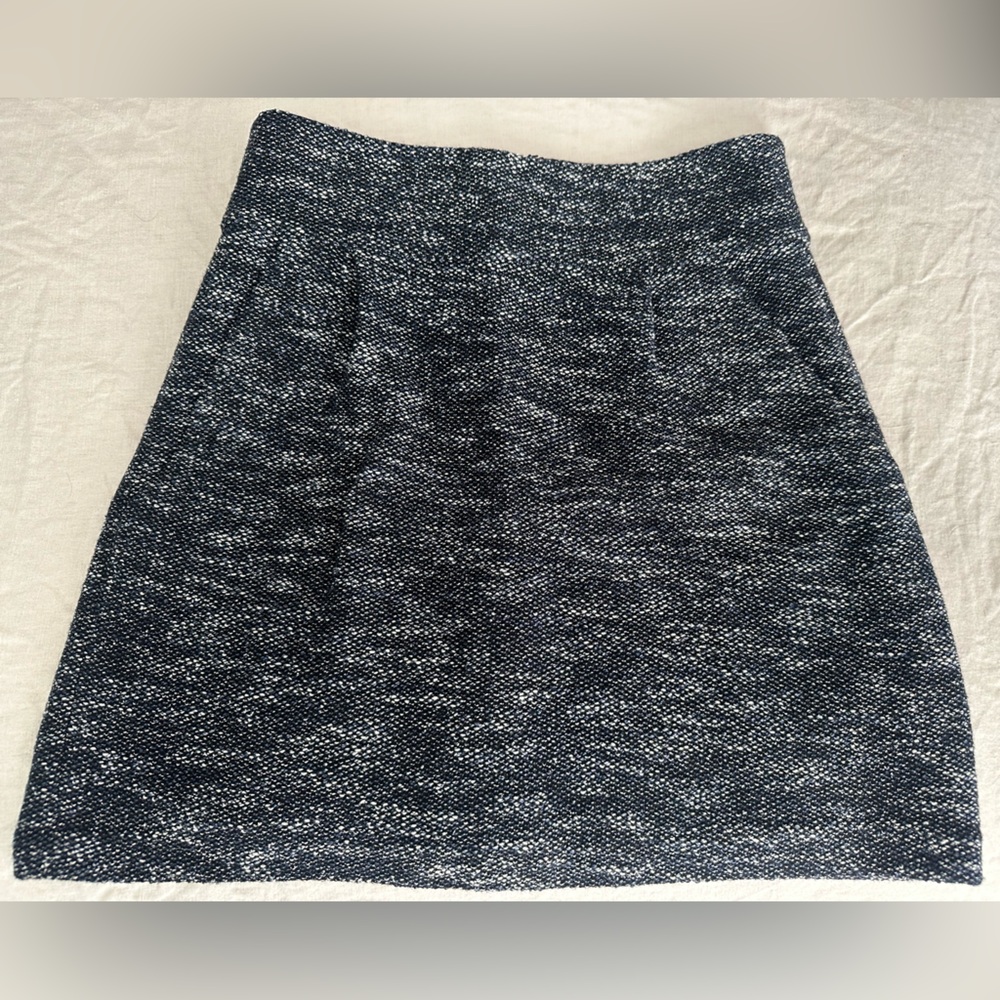 Theory Black A-Line Mini Skirt for Casual Wear